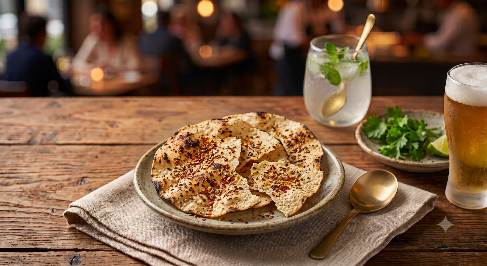 Roasted Papad